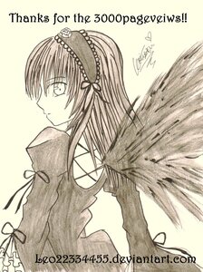 Rating: Safe Score: 0 Tags: 1girl black_wings dated dress english_text feathered_wings frills hairband image lolita_fashion lolita_hairband long_hair long_sleeves looking_at_viewer monochrome ribbon simple_background solo suigintou white_background wings yellow_eyes User: admin