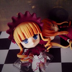 Rating: Safe Score: 0 Tags: 2girls argyle argyle_background argyle_legwear blonde_hair blue_eyes board_game bonnet bow checkered checkered_background checkered_floor checkered_kimono checkered_skirt chess_piece chibi doll dress floor hat multiple_girls on_floor perspective red_dress reflection rose shinku sitting solo tile_floor tile_wall tiles vanishing_point User: admin