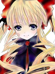 Rating: Safe Score: 0 Tags: 1girl auto_tagged bangs blonde_hair blue_eyes blush image long_hair long_sleeves looking_at_viewer shinku simple_background smile solo white_background User: admin