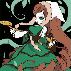 Rating: Safe Score: 0 Tags: 1girl apron brown_hair dress full_body green_eyes head_scarf image long_hair looking_at_viewer oekaki smile solo suiseiseki transparent_background very_long_hair User: admin