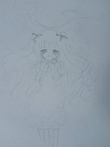 Rating: Safe Score: 0 Tags: 1girl dress hair_ornament image kirakishou long_hair looking_at_viewer monochrome open_mouth sketch solo traditional_media very_long_hair User: admin