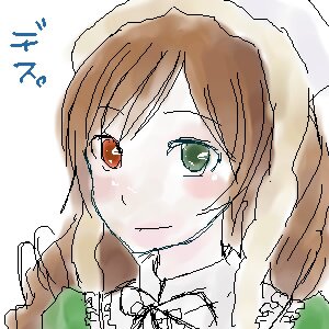 Rating: Safe Score: 0 Tags: 1girl blush brown_hair green_eyes image portrait solo suiseiseki User: admin