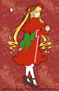 Rating: Safe Score: 0 Tags: 1girl auto_tagged blonde_hair bloomers blue_eyes bonnet bow capelet dress flower full_body image long_hair long_sleeves looking_at_viewer looking_back pantyhose red_capelet red_dress shinku shoes solo twintails underwear very_long_hair User: admin