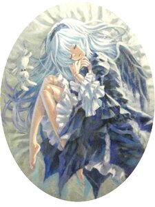Rating: Safe Score: 0 Tags: 1girl auto_tagged barefoot blue_dress blurry closed_eyes depth_of_field dress fetal_position frills hairband image long_hair long_sleeves lying sleeping solo suigintou traditional_media very_long_hair User: admin