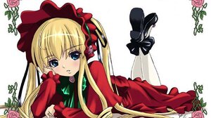 Rating: Safe Score: 0 Tags: 1girl black_footwear blonde_hair blue_eyes blush bonnet bow bowtie dress flower green_bow image legs_up long_hair long_sleeves looking_at_viewer lying on_stomach pantyhose pink_flower pink_rose red_dress red_flower red_rose rose shinku shoes solo twintails white_legwear User: admin