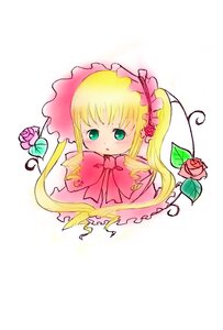 Rating: Safe Score: 0 Tags: 1girl blonde_hair bow bowtie dress flower image long_hair looking_at_viewer pink_bow pink_flower pink_rose red_flower red_rose rose shinku simple_background solo white_background User: admin