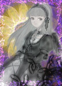 Rating: Safe Score: 0 Tags: 1girl dress flower frills gothic_lolita hairband image lolita_fashion long_hair long_sleeves looking_at_viewer ribbon rose solo suigintou User: admin