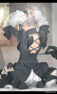 Rating: Safe Score: 0 Tags: 1girl adjusting_hair back back_cutout black_dress black_wings commentary_request dress frilled_dress frills gloves highres image juliet_sleeves letterboxed long_sleeves looking_back moruga nape photo photoshop_(medium) puffy_sleeves rozen_maiden short_hair silver_hair sitting solo suigintou wariza white_hair wings yorha_no._2_type_b User: admin