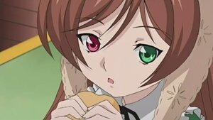 Rating: Safe Score: 0 Tags: 1girl :o brown_hair green_eyes image long_sleeves looking_at_viewer open_mouth solo suiseiseki swept_bangs User: admin