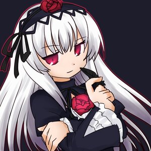 Rating: Safe Score: 0 Tags: 1girl auto_tagged black_dress dress flower frills hairband holding_flower image long_hair long_sleeves looking_at_viewer red_eyes red_flower red_rose ribbon rose silver_hair simple_background smile solo suigintou upper_body wings User: admin