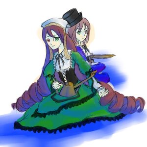 Rating: Safe Score: 0 Tags: 2girls brown_hair dress drill_hair frills green_dress green_eyes hat heterochromia image long_hair long_sleeves multiple_girls pair red_eyes siblings sisters smile souseiseki suiseiseki top_hat twin_drills twins very_long_hair User: admin