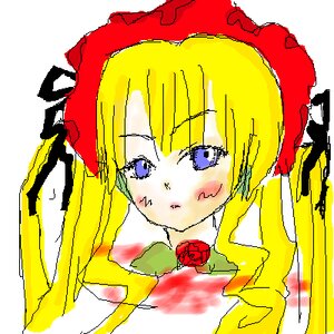 Rating: Safe Score: 0 Tags: 1girl blonde_hair blue_eyes flower hat image long_hair looking_at_viewer oekaki red_flower red_rose rose shinku simple_background solo tears transparent_background User: admin