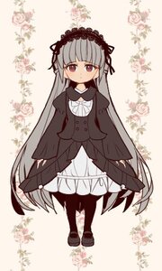 Rating: Safe Score: 0 Tags: 1girl bangs black_dress black_legwear blunt_bangs blush dress flower frills full_body gothic_lolita hairband image lolita_fashion long_hair long_sleeves looking_at_viewer pantyhose rose shoes solo standing striped suigintou vertical_stripes very_long_hair User: admin