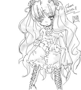 Rating: Safe Score: 0 Tags: 1girl boots cross-laced_footwear dress flower hair_ornament image kirakishou lace-up_boots long_hair monochrome simple_background sketch solo veil very_long_hair white_background User: admin