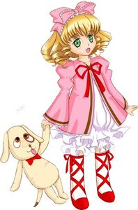 Rating: Safe Score: 0 Tags: 1girl :d blonde_hair bow dress drill_hair frills full_body green_eyes hair_bow hina_ichigo hinaichigo image long_sleeves open_mouth pink_bow pink_dress ribbon short_hair smile solo standing striped User: admin