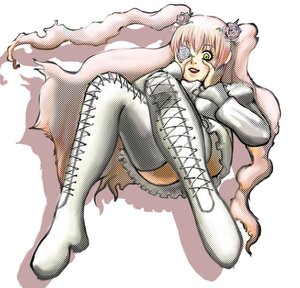 Rating: Safe Score: 0 Tags: 1girl boots cross-laced_footwear crossed_legs eyepatch fishnet_legwear fishnets flower hair_flower hair_ornament hands_on_own_face image kirakishou long_hair pink_hair rose sitting solo thigh_boots thighhighs twintails white_footwear User: admin