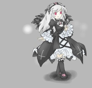 Rating: Safe Score: 0 Tags: 1girl black_dress dress frills full_body hairband image long_hair long_sleeves looking_at_viewer pink_eyes red_eyes ribbon simple_background smile solo standing suigintou wings User: admin