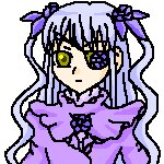 Rating: Safe Score: 0 Tags: 1girl bangs barasuishou eyebrows_visible_through_hair holding image long_hair looking_at_viewer pixel_art simple_background solo transparent_background white_background yellow_eyes User: admin