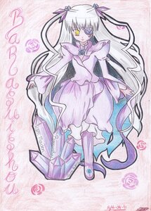 Rating: Safe Score: 0 Tags: 1girl barasuishou boots dress eyepatch flower frills full_body hair_ribbon image long_hair long_sleeves pink_flower pink_rose purple_rose ribbon rose solo standing traditional_media very_long_hair yellow_eyes User: admin