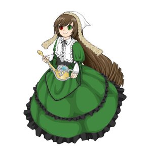 Rating: Safe Score: 0 Tags: 1girl brown_hair dress frills green_dress green_eyes head_scarf heterochromia image long_hair long_sleeves looking_at_viewer red_eyes simple_background smile solo suiseiseki very_long_hair watering_can white_background User: admin