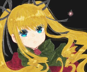 Rating: Safe Score: 0 Tags: 1girl auto_tagged bangs black_background blonde_hair blue_eyes closed_mouth flower hair_ribbon image long_hair looking_at_viewer ribbon rose shinku sidelocks simple_background solo twintails upper_body User: admin