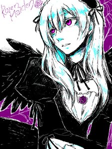 Rating: Safe Score: 0 Tags: 1girl black_wings feathered_wings feathers flower gothic_lolita hairband image lolita_fashion lolita_hairband long_hair looking_at_viewer pink_eyes purple_eyes ribbon rose solo suigintou wings User: admin