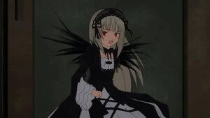 Rating: Safe Score: 0 Tags: 1girl :d black_dress black_wings dress frills hairband image juliet_sleeves long_hair long_sleeves looking_at_viewer open_mouth puffy_sleeves red_eyes ribbon silver_hair smile solo suigintou wide_sleeves wings User: admin