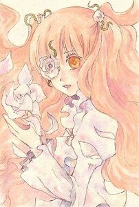 Rating: Safe Score: 0 Tags: 1girl flower frills hair_ornament image kirakishou long_hair pink_hair rose solo traditional_media two_side_up watercolor_(medium) yellow_eyes User: admin