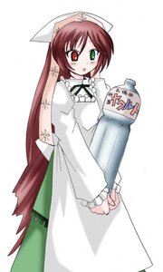 Rating: Safe Score: 0 Tags: 1girl :o auto_tagged bangs blush brown_hair dress frills green_dress green_eyes hat head_scarf heterochromia image long_hair long_sleeves looking_at_viewer red_eyes simple_background solo suiseiseki very_long_hair watering_can white_background User: admin
