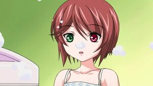Rating: Safe Score: 0 Tags: 1girl bangs bare_shoulders collarbone eyebrows_visible_through_hair green_background green_eyes heterochromia image looking_at_viewer open_mouth red_eyes short_hair simple_background solo souseiseki tattoo upper_body User: admin