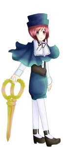 Rating: Safe Score: 0 Tags: 1girl bangs brown_hair capelet full_body hat heterochromia image long_sleeves looking_at_viewer pantyhose red_eyes shoes short_hair solo souseiseki standing white_legwear User: admin