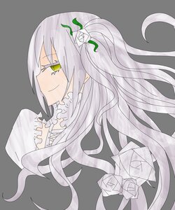 Rating: Safe Score: 0 Tags: 1girl dress flower hair_flower hair_ornament image kirakishou long_hair rose smile solo striped white_background white_flower white_rose User: admin