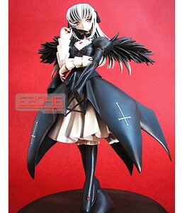 Rating: Safe Score: 0 Tags: 1girl black_wings boots doll dress full_body knee_boots long_hair long_sleeves looking_at_viewer red_background ribbon solo standing suigintou white_hair wings User: admin