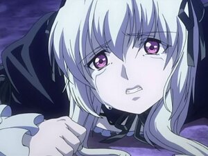 Rating: Safe Score: 0 Tags: 1girl auto_tagged frills image looking_at_viewer purple_eyes solo suigintou teeth User: admin
