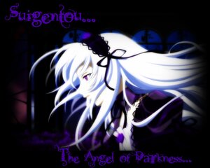 Rating: Safe Score: 0 Tags: 1girl black_ribbon dress flower frills hairband image juliet_sleeves long_hair long_sleeves puffy_sleeves purple_eyes ribbon solo suigintou very_long_hair wings User: admin