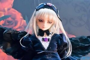 Rating: Safe Score: 0 Tags: 1girl bangs black_dress closed_mouth doll dress frills long_hair long_sleeves rose solo suigintou upper_body wings User: admin