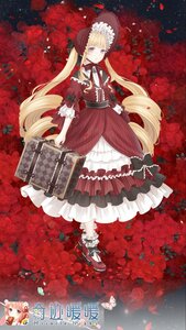 Rating: Safe Score: 0 Tags: 1girl blonde_hair blue_eyes bonnet bow dress drill_hair flower frilled_dress frills full_body holding image lolita_fashion long_hair looking_at_viewer petals red_dress red_flower red_rose rose rose_petals shinku shoes solo standing twintails very_long_hair User: admin