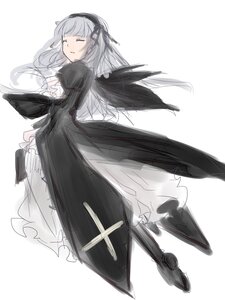 Rating: Safe Score: 0 Tags: 1girl bangs black_dress black_wings closed_eyes closed_mouth dress full_body hairband image juliet_sleeves long_hair long_sleeves puffy_sleeves ribbon simple_background solo striped suigintou vertical_stripes white_background wings User: admin