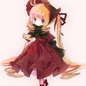 Rating: Safe Score: 0 Tags: 1girl ahoge blonde_hair blue_eyes blush bonnet bow bowtie capelet dress drill_hair full_body image long_hair long_sleeves looking_at_viewer red_dress shinku shoes solo standing striped twin_drills twintails User: admin