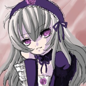 Rating: Safe Score: 0 Tags: 1girl auto_tagged detached_collar dress flower frills hairband image long_hair long_sleeves looking_at_viewer rose silver_hair solo suigintou upper_body User: admin