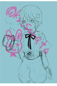 Rating: Safe Score: 0 Tags: 1boy blood cup frills image looking_at_viewer neck_ribbon ribbon short_hair simple_background solo souseiseki User: admin