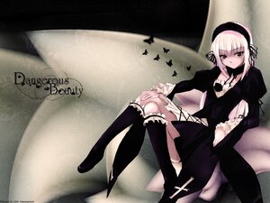 Rating: Safe Score: 0 Tags: 1girl auto_tagged boots bug butterfly doll_joints dress frills hairband image insect joints knee_boots kneehighs long_hair long_sleeves looking_at_viewer puffy_sleeves rose sitting solo suigintou User: admin