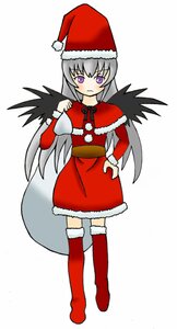 Rating: Safe Score: 0 Tags: 1girl blush boots christmas hat image long_hair looking_at_viewer purple_eyes red_legwear santa_costume santa_hat silver_hair solo suigintou thighhighs wings User: admin