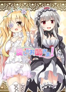 Rating: Safe Score: 0 Tags: 2girls :d blonde_hair blush boots breasts cover cover_page cross-laced_footwear dress eyepatch flower frills gothic_lolita hairband image kirakishou lolita_fashion lolita_hairband long_hair long_sleeves multiple_girls open_mouth pair red_eyes rose silver_hair smile suigintou thigh_boots thighhighs twintails two_side_up white_dress white_rose yellow_eyes zettai_ryouiki User: admin