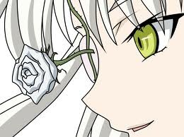 Rating: Safe Score: 0 Tags: 1girl close-up face green_eyes holding image kirakishou ribbon simple_background solo white_background User: admin