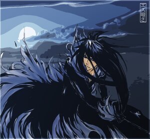 Rating: Safe Score: 0 Tags: 1boy black_hair blue_background blue_theme image long_hair solo suigintou User: admin