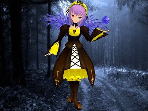 Rating: Safe Score: 0 Tags: 1girl boots costume_switch dress hairband heterochromia image lolita_hairband long_hair long_sleeves looking_at_viewer purple_hair red_eyes ribbon smile solo standing water yellow_eyes User: admin