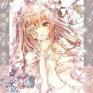 Rating: Safe Score: 0 Tags: 1girl dress flower hair_flower hair_ornament image kirakishou long_hair long_sleeves pink_hair rose solo white_flower white_rose User: admin