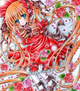 Rating: Safe Score: 0 Tags: 1girl blonde_hair blue_eyes bow dress drill_hair flower image long_hair lying marker_(medium) millipen_(medium) orange_flower pastel_(medium) petals pink_flower pink_rose purple_flower purple_rose red_flower red_rose rose rose_petals sample shinku solo thorns traditional_media twin_drills twintails very_long_hair watercolor_(medium) white_legwear white_rose yellow_flower yellow_rose User: admin