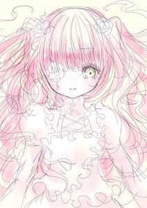 Rating: Safe Score: 0 Tags: 1girl bangs blush crying crying_with_eyes_open eyebrows_visible_through_hair flower green_eyes hair_ornament image kirakishou long_hair looking_at_viewer pale_color parted_lips pink_hair solo tears two_side_up upper_body User: admin